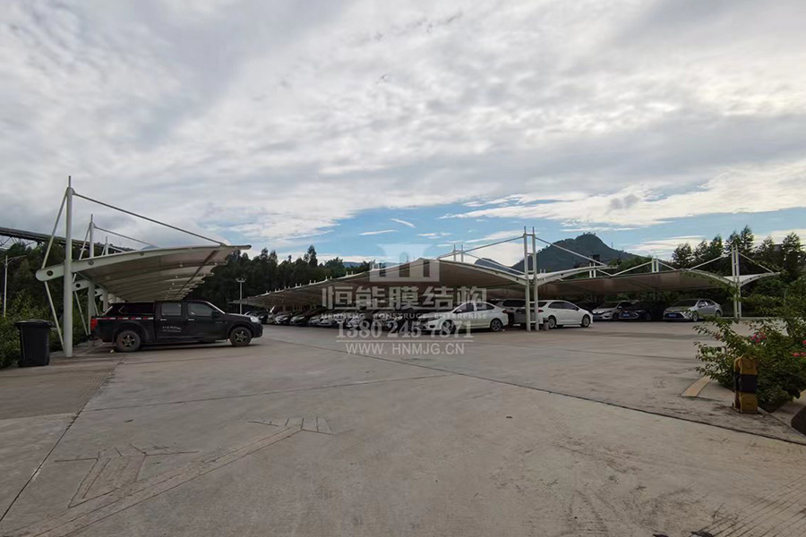 東莞市中國五礦物流園膜結構車棚